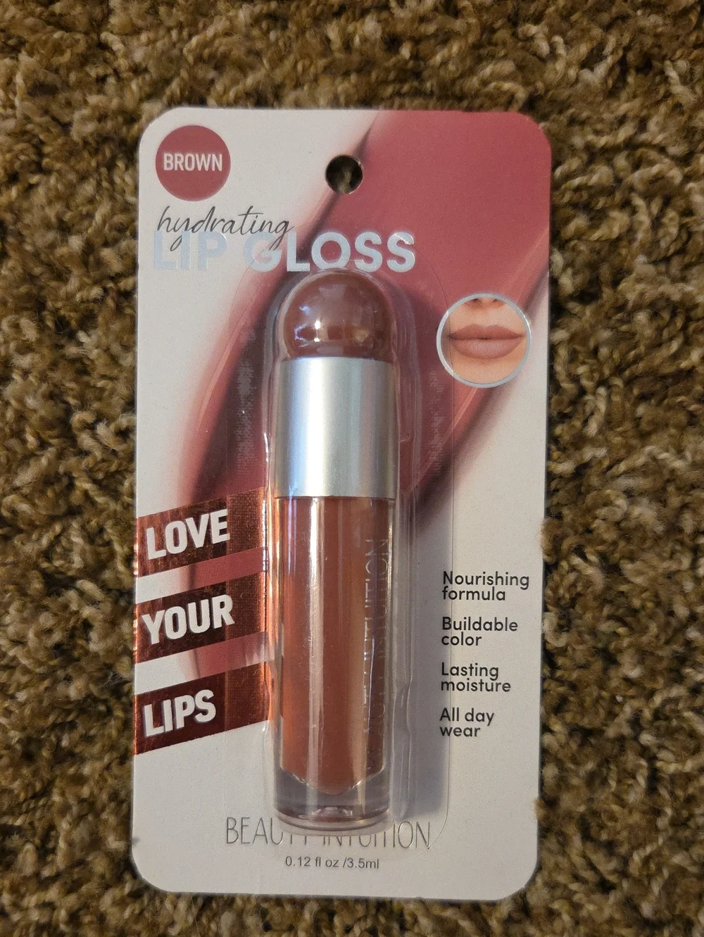 Hydrating Lip Gloss - Brown